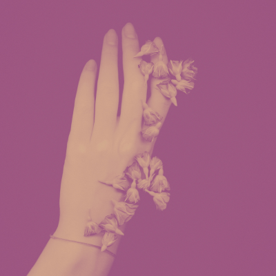 Hand with flower